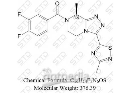 非唑奈坦杂质49 2650055-28-8 C16H14F2N6OS