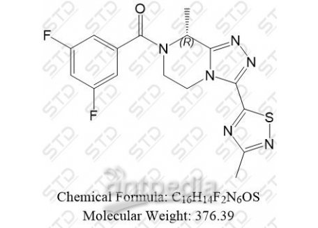 非唑奈坦杂质51 1629229-49-7 C16H14F2N6OS