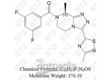 非唑奈坦杂质52 2650011-33-7 C16H14F2N6OS