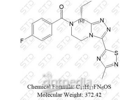 非唑奈坦杂质7 1629229-54-4 C17H17FN6OS