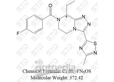 非唑奈坦杂质8 1629229-55-5 C17H17FN6OS