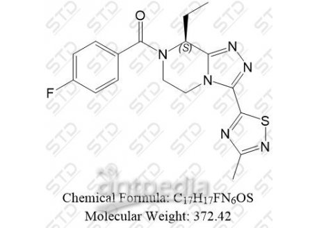 非唑奈坦杂质9 2650187-46-3 C17H17FN6OS