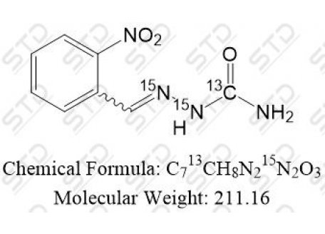 呋喃西林杂质3-13C,15N2 957509-32-9 C713CH8N215N2O3