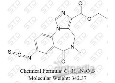 氟马西尼杂质23 954107-48-3 C16H14N4O3S