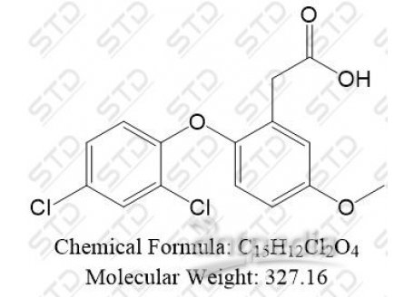 芬氯酸杂质14 77172-79-3 C15H12Cl2O4