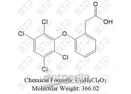 芬氯酸杂质3 86335-26-4 C14H8Cl4O3