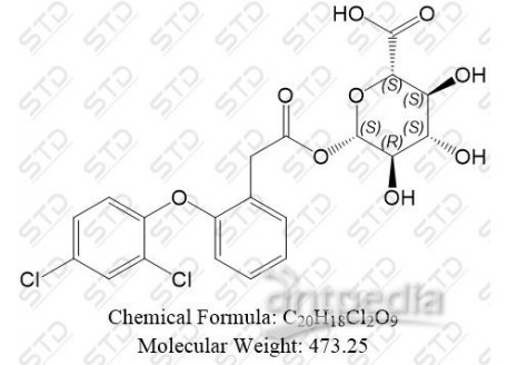 芬氯酸杂质9 77182-37-7 C20H18Cl2O9