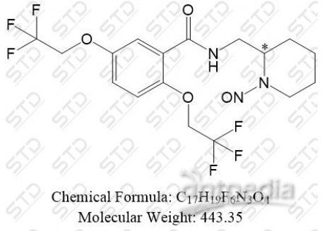 氟卡尼杂质9 (N-亚硝基氟卡尼) 2901109-58-6  C17H19F6N3O4
