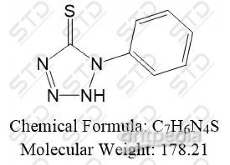 头孢哌酮杂质53 86-93-1 C7H6N4S