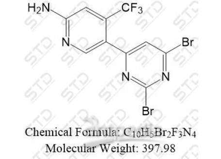 布帕尼西杂质5 1820763-93-6 C10H5Br2F3N4