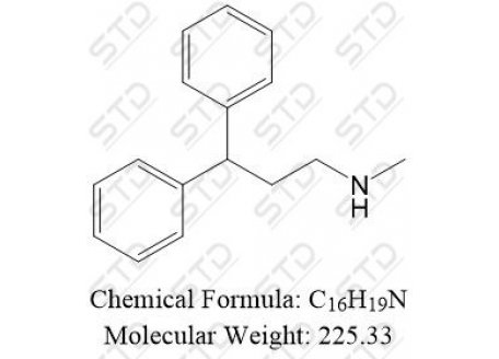 去氧肾上腺素杂质43 单体 (N-甲基-3,3-二苯基丙胺) 28075-29-8 C16H19N