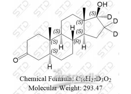 睾酮杂质6-d3 (睾酮EP杂质F-d3) 79037-34-6 C19H27D3O2