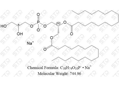 甘油杂质32 钠盐 (二棕榈酰磷脂酰甘油 钠盐) 200880-41-7 C38H74O10P- • Na+