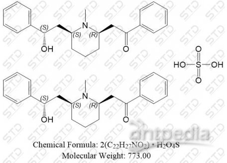 盐酸洛贝林 硫酸盐 134-64-5 2(C22H27NO2) • H2O4S
