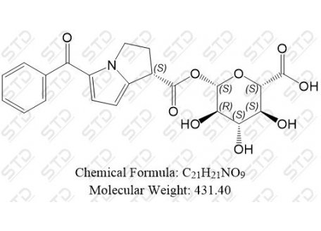 酮咯酸杂质69 233666-90-5 C21H21NO9