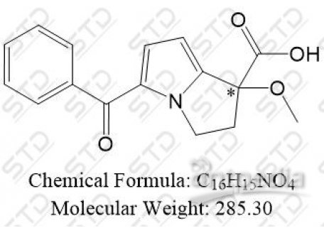 酮咯酸杂质6 单体 (酮咯酸EP杂质D 单体) 1391053-45-4 C16H15NO4