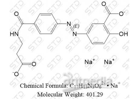 巴柳氮 二钠盐 150399-21-6 C17H13N3O62- • Na+