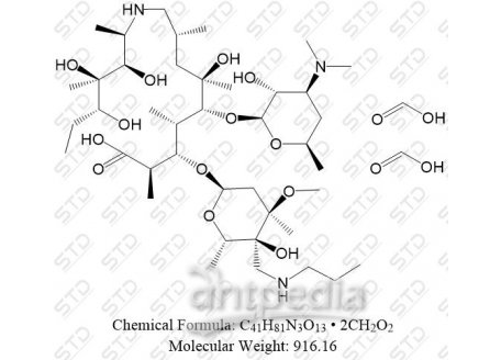 托拉菌素杂质11 双甲酸盐 2051579-11-2 (free base) C41H81N3O13 • 2CH2O2