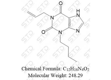 黄嘌呤杂质68 81250-15-9 C12H16N4O2