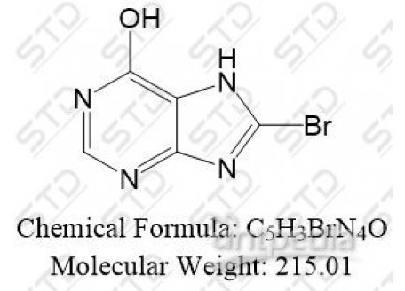 黄嘌呤杂质80 56046-36-7 C5H3BrN4O