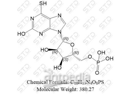 黄嘌呤杂质92 3237-49-8 C10H13N4O8PS
