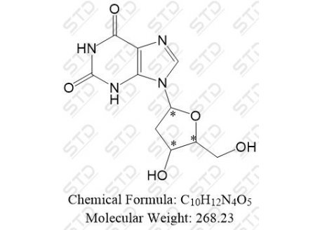 黄嘌呤核苷杂质14 25843-96-3 C10H12N4O5