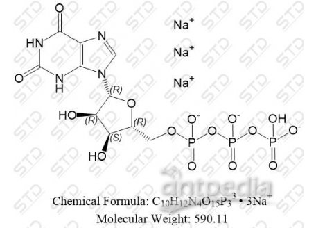 黄嘌呤核苷杂质18 三钠盐 105931-36-0 C10H12N4O15P33 • 3Na+