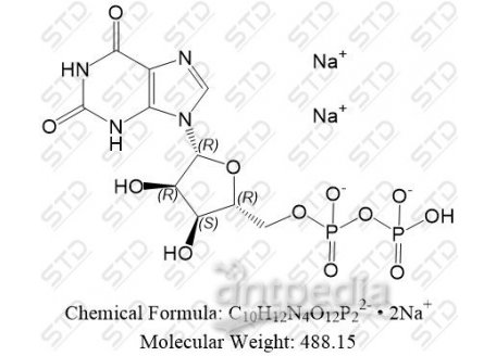 黄嘌呤核苷杂质21二钠盐 105931-37-1  C10H12N4O12P22- • 2Na+