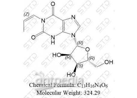 黄嘌呤核苷杂质22 140156-27-0 C13H16N4O6