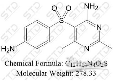 磺胺二甲嘧啶杂质10 515-64-0 C12H14N4O2S