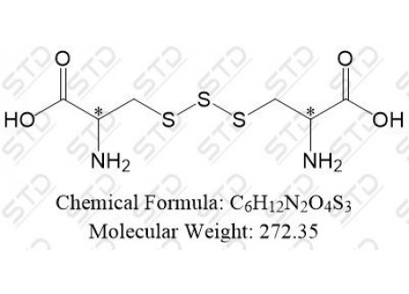 乙酰半胱氨酸杂质156 14172-54-4 C6H12N2O4S3
