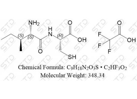 乙酰半胱氨酸杂质167 三氟乙酸盐 117525-90-3(free base) C9H18N2O3S • C2HF3O2