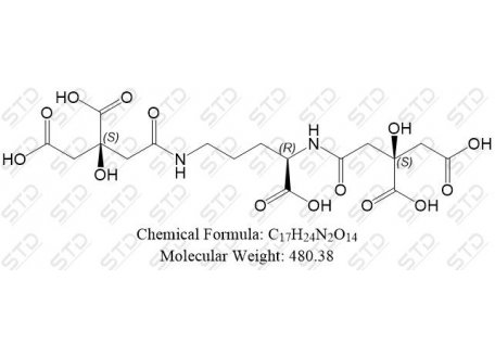乙酰柠檬酸三丁酯杂质21 127902-98-1 C17H24N2O14