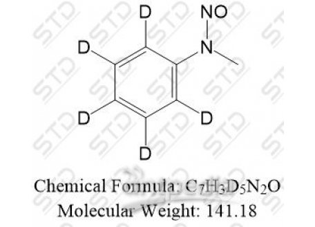 N-甲基-N-亚硝基苯胺-d5 1821341-18-7 C7H3D5N2O