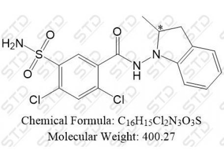 吲达帕胺杂质35 86052-24-6 C16H15Cl2N3O3S