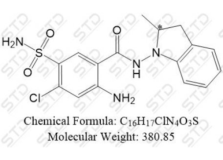 吲达帕胺杂质39 87445-50-9 C16H17ClN4O3S