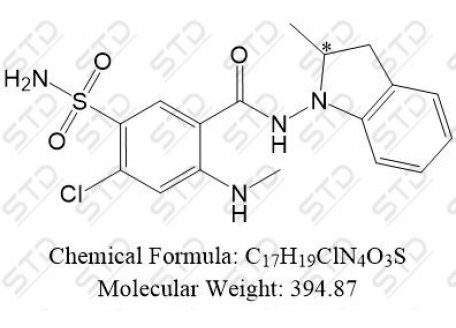 吲达帕胺杂质45 87445-48-5 C17H19ClN4O3S