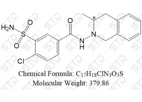 吲达帕胺杂质49 127662-49-1 C17H18ClN3O3S