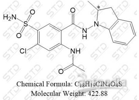 吲达帕胺杂质56 87445-56-5 C18H19ClN4O4S