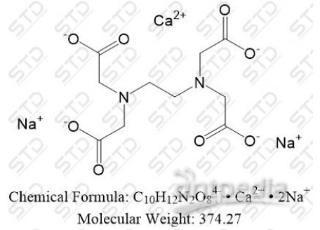 乙二胺四乙酸 钙盐 二钠盐 62-33-9 C10H12N2O84- • Ca2+ • 2Na+