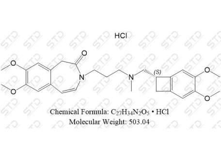 伊伐布雷定杂质75 盐酸盐 1086026-31-4(free base) C27H34N2O5 • HCl