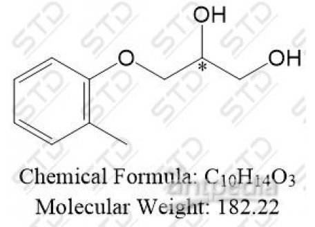 美索巴莫杂质10 (甲酚甘油醚) 59-47-2 C10H14O3