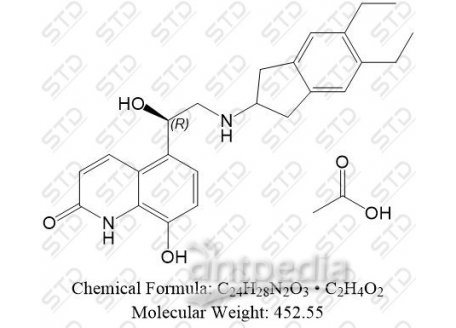 茚达特罗  醋酸盐 1000160-96-2 C24H28N2O3 • C2H4O2