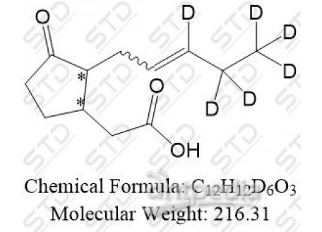 茉莉酸杂质12-d6 221682-79-7  C12H12D6O3