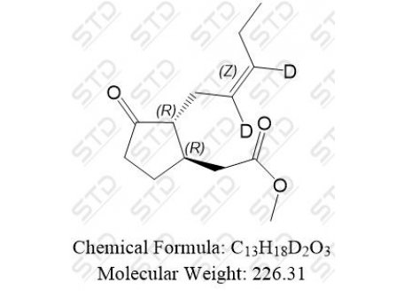 茉莉酸杂质6-d2(茉莉酸甲酯-d2) 183948-77-8  C13H18D2O3