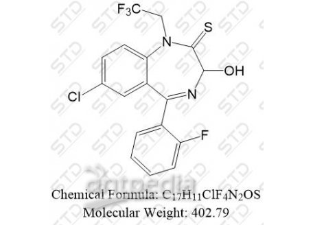夸西泮杂质3 137836-94-3 C17H11ClF4N2OS