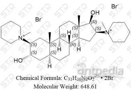 泮库溴铵杂质4 15500-65-9 C31H56N2O22+ • 2Br-