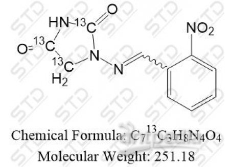 呋喃烯啶杂质3-13C3 1007476-86-9 C713C3H8N4O4