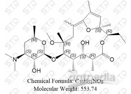 克拉霉素杂质46 单体 127157-35-1 C30H51NO8