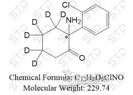 氯氨酮杂质10-d6 1914951-37-3 C12H8D6ClNO